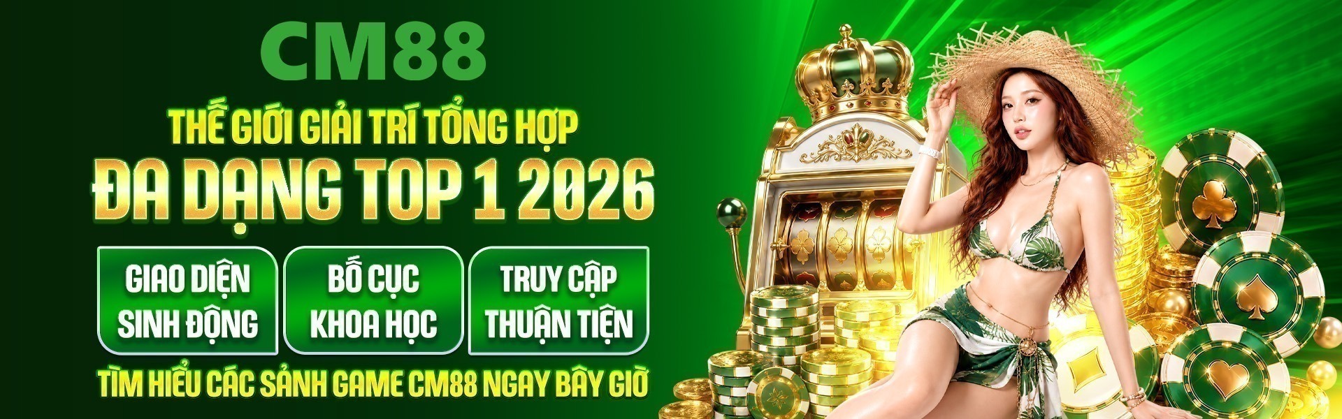 5. Người chơi có thêm nhiều lựa chọn khi khám phá các sảnh casino đa phong cách đang được CM88 phát triển.